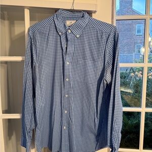 Southern Tide Men's Blue Checkered Shirt